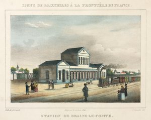 Braine-le-Comte Station, Belgium by A. after Canelle