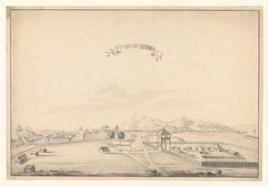 View of Fort Salatiga by A. de Nelly (possibly)