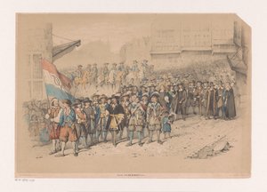 Historical Parade on the Occasion of the V.O.C. by A. van Groeneveldt
