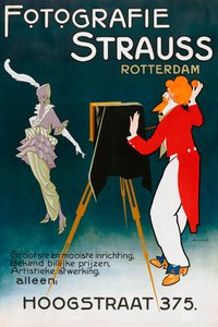 1914 Poster Advertising Photographic Studio