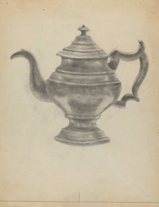 Pewter Teapot by Aaron Dermansky