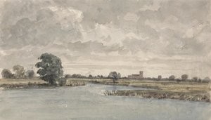 River Landscape by Aaron Edwin Penley