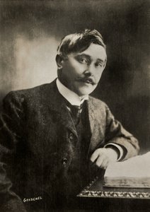 Portrait of the Belgian Writer Maurice Maeterlinck