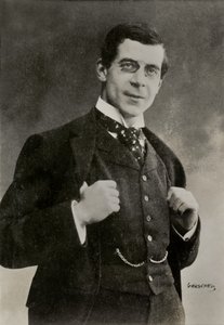 Portrait of the French artist Georges Berr by Aaron Gerschel
