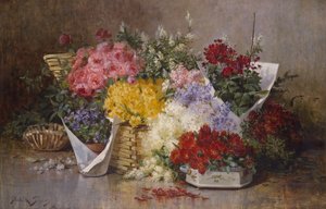 Floral Still Life by Abbott Fuller Graves