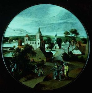 Month of June: Pharisees Warning Christ Against Herod by Abel Grimmer or Grimer