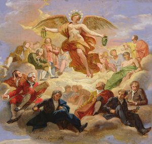 Sketch for the Ceiling of the School of Mines