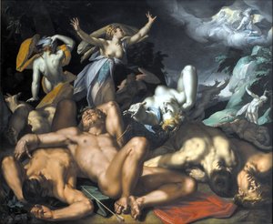 Apollo and Diana Punishing Niobe by Killing Her Children