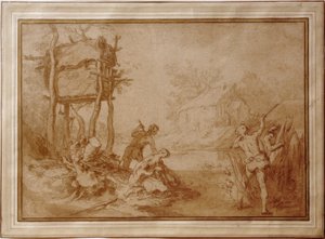 Latona and the Lycian Peasants by Abraham Bloemaert