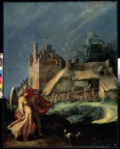 Landscape with Tobias and the Angel by Abraham Bloemaert