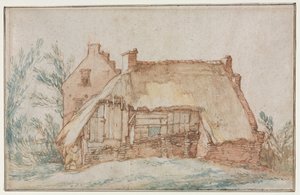 Peasants Cottage by Abraham Bloemaert