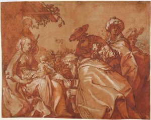 The Adoration of the Magi, 1624 by Abraham Bloemaert