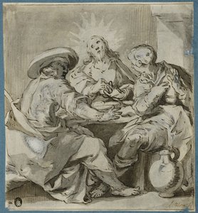 The Supper at Emmaus by Abraham Bloemaert