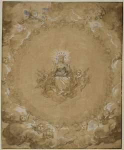 The Virgin in Glory by Abraham Bloemaert