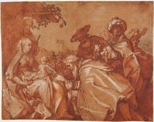 The Adoration of the Magi by Abraham Bloemaert