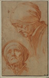 Two Studies of an Old Woman