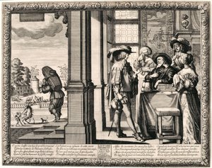 Departure of the Prodigal Son by Abraham Bosse