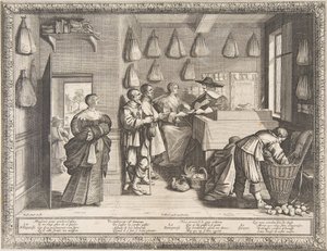 Employment Bureau by Abraham Bosse