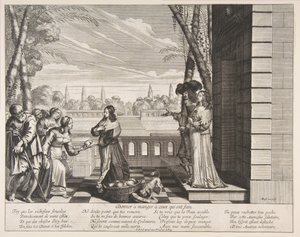 Feeding the Hungry by Abraham Bosse