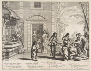 Giving Drink to the Thirsty by Abraham Bosse