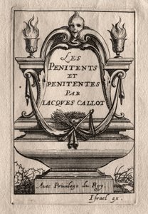 The Penitents: Frontispiece by Abraham Bosse