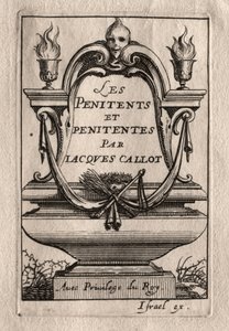 Les Penitents: Frontispiece by Abraham Bosse