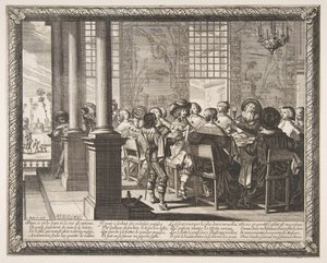 The Banquet for the Return of the Prodigal Son by Abraham Bosse