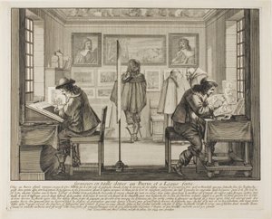 The Engraver and the Etcher by Abraham Bosse