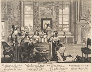 The Foolish Virgins Conversing