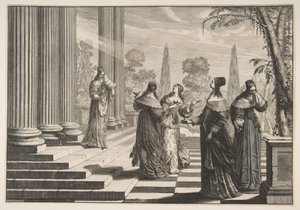The Foolish Virgins Rejected by Abraham Bosse