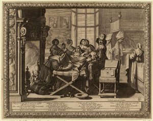 The Marriage in the City: Childbirth by Abraham Bosse