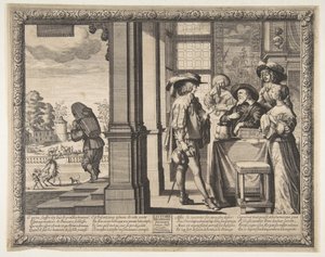 The Prodigal Son Leaves Home by Abraham Bosse