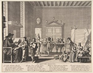 The School Master by Abraham Bosse