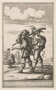 Two Marauders by Abraham Bosse