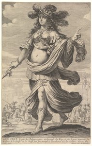 Zenobia, an illustration from Pierre Le Moyne