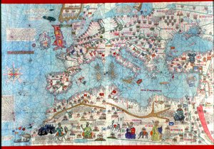 Catalan Atlas, 1375 by Abraham & Cresques Jehuda (1360-1410) Cresques
