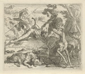 Hunter with Dogs by Abraham Danielsz. Hondius