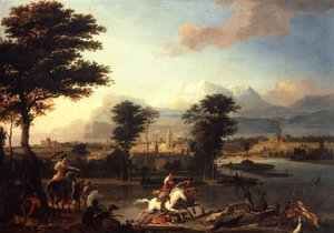 The Stag Hunt, c.1675