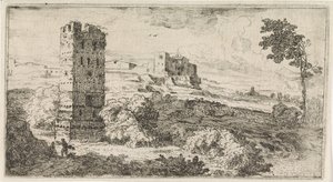 Landscape with Square Tower by Abraham Genoels