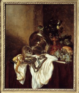 Silver Cup, Painting by Abraham Van Beyeren by Abraham Hendricksz van Beyeren