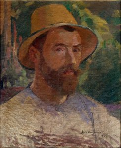 Self-portrait by Abraham Hermanjat