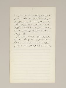Autograph manuscript of Lincoln