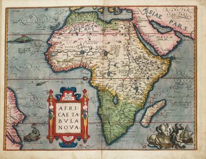 A New Map of Africa by Abraham Ortelius