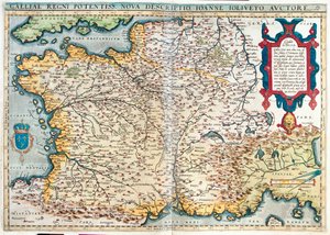France by Abraham Ortelius