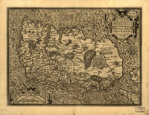 Hiberniae, Britannicae Insulae New Description
