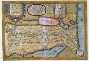 Map of Ancient Egypt - by Abraham Ortelius, Antwerp
