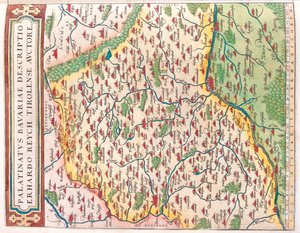 State: Bavaria, Germany by Abraham Ortelius