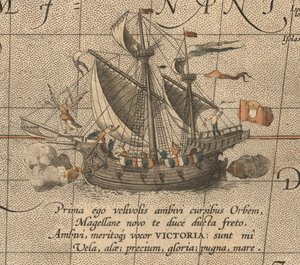 The Victoria, a Spanish Carrack, Ship of Ferdinand Magellan