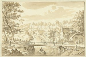 View in Abstede by Abraham Rademaker