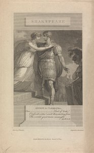 Antony and Cleopatra Act IV Sc. 8 by Abraham Raimbach